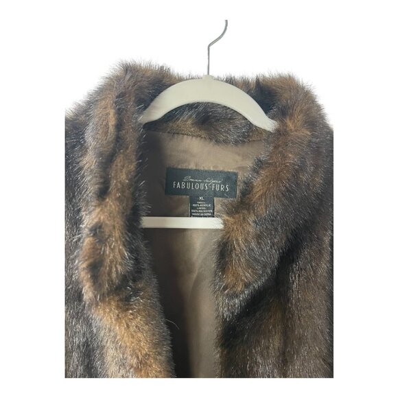 Donna Salyers Fabulous-Furs Faux Sable Fur Vest - Picture 5 of 5